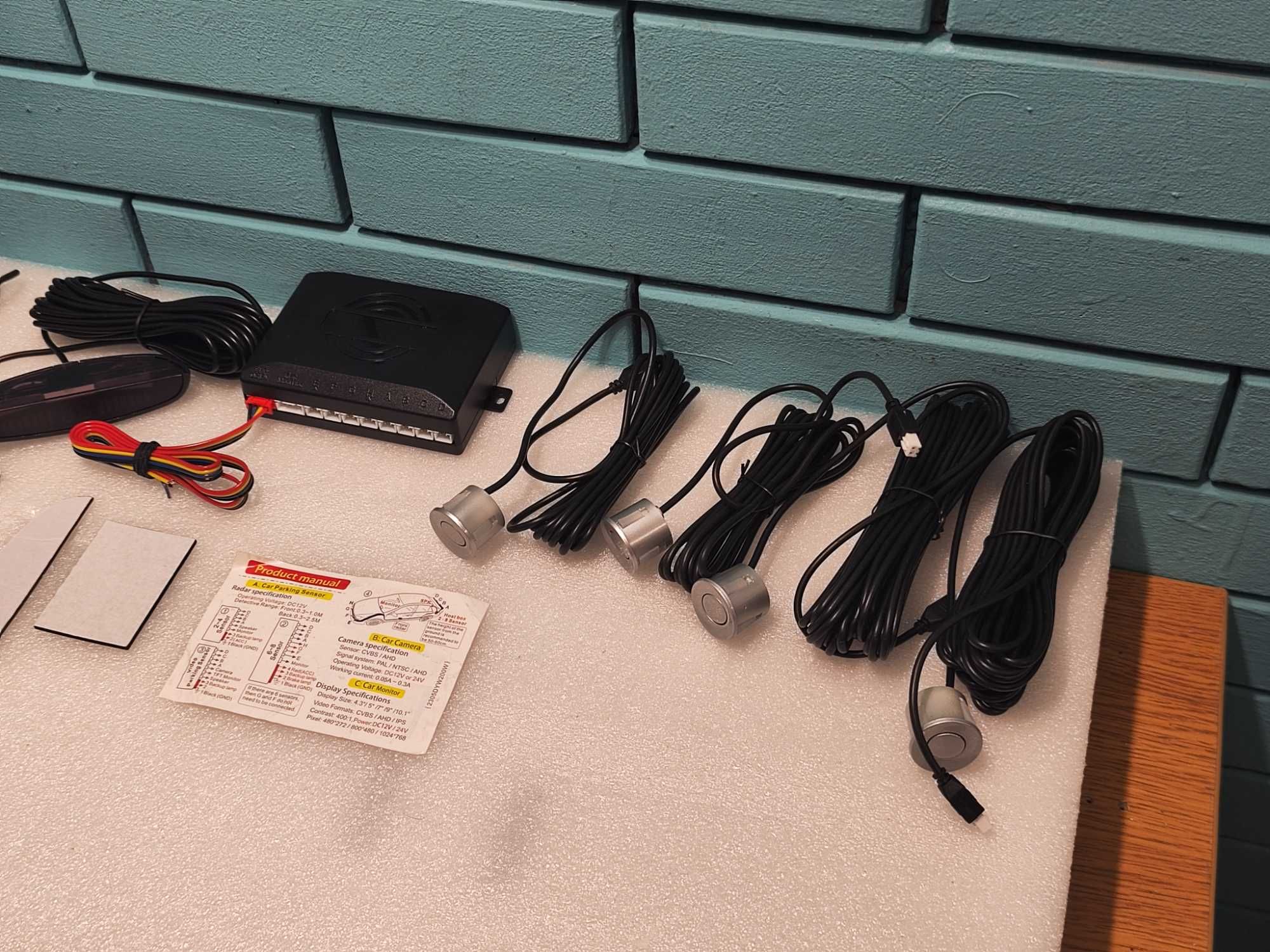 Парктроник с 8 сиви сензора, LCD дисплей и звукова сигнализация
