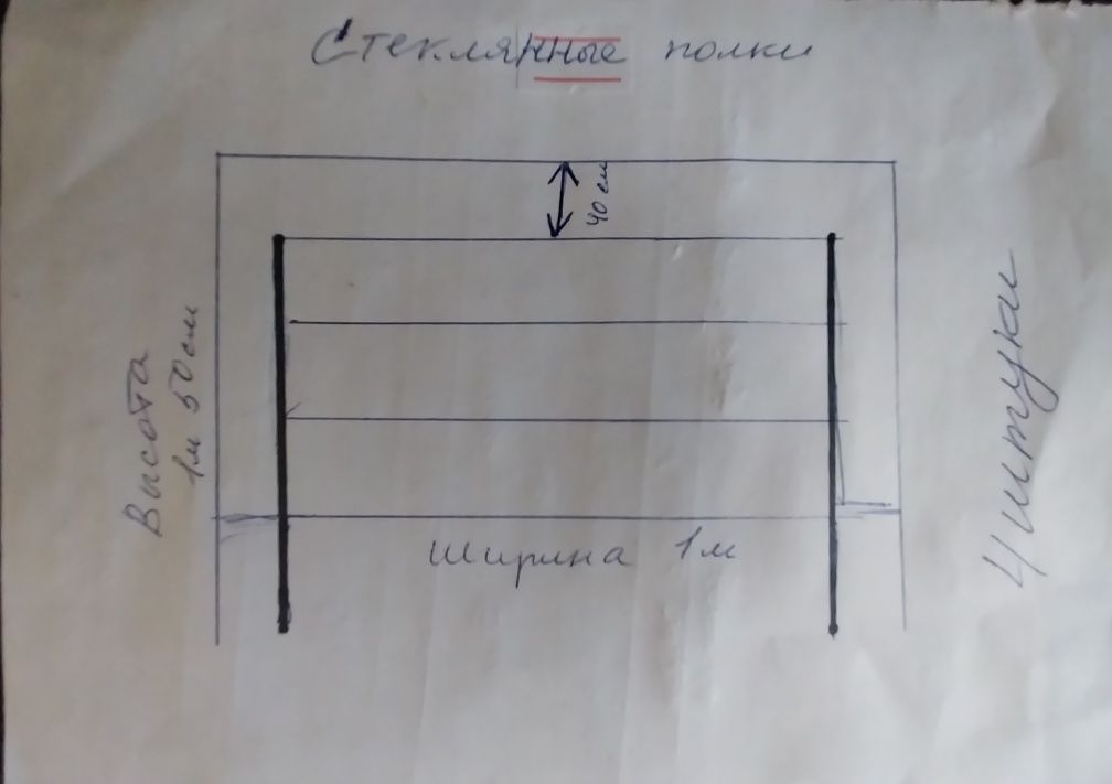 Стеклянные ветрины б/у