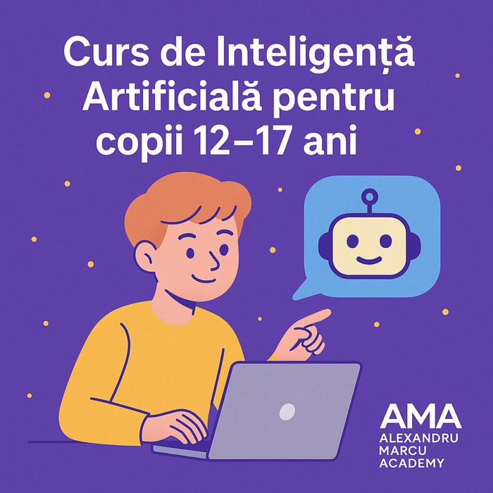 Curs de Inteligență Artificială pentru copii 12–17 ani