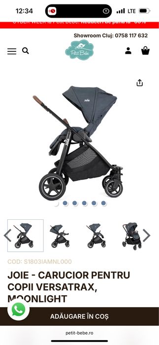 Carucior Joie Versatrax