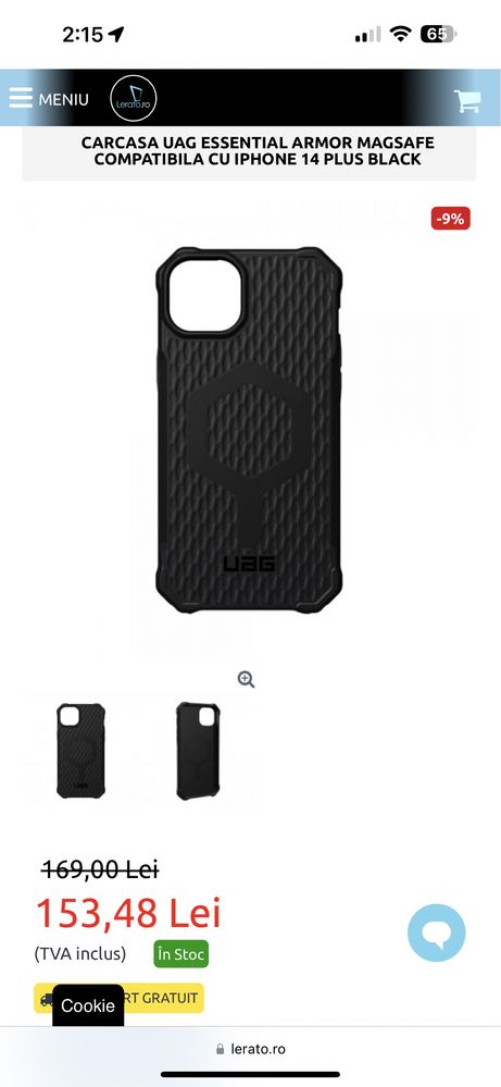 Husa/Carcasa NOUA UAG Essential Armor Magsafe iPhone 14 Plus