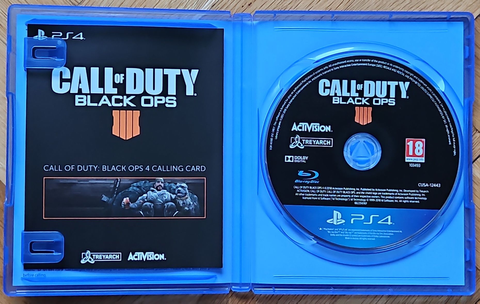 Диск с игра Call of Duty Black Ops PS4 Sony Playstation 4 Плейстейшън