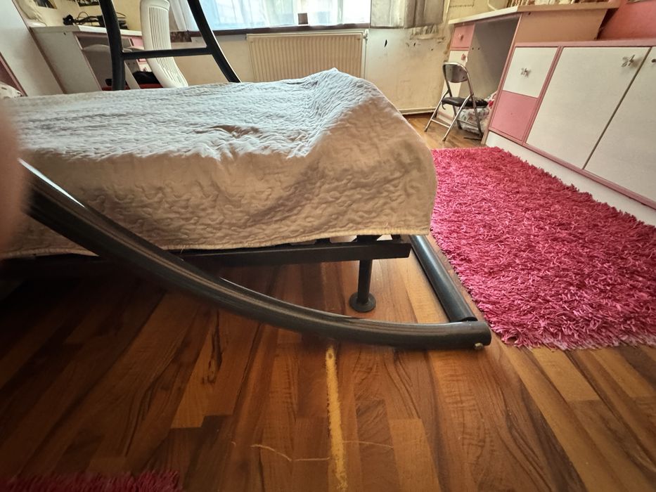 Pat supraetajat, structura metalica cu saltele Dormeo