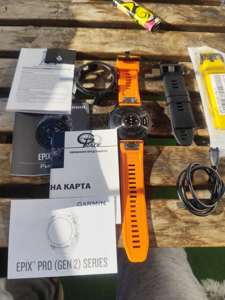 Garmin Epix Pro gen 2 Sapphire Titanium 51мм - нова цена
