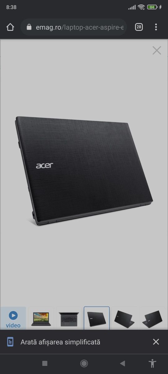 Laptop Acer E5 573G