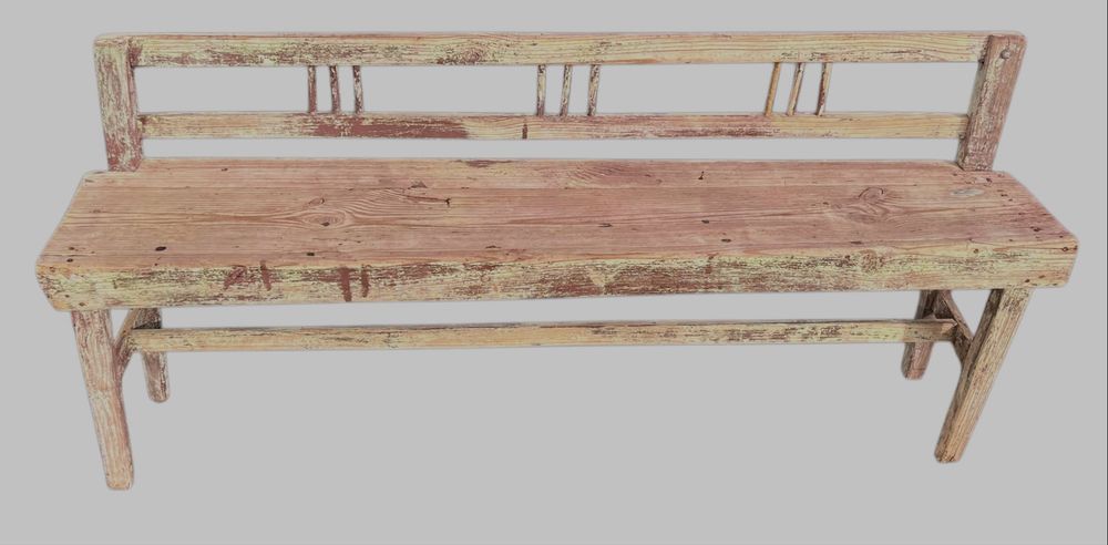 Bancheta taraneasca cu spatar