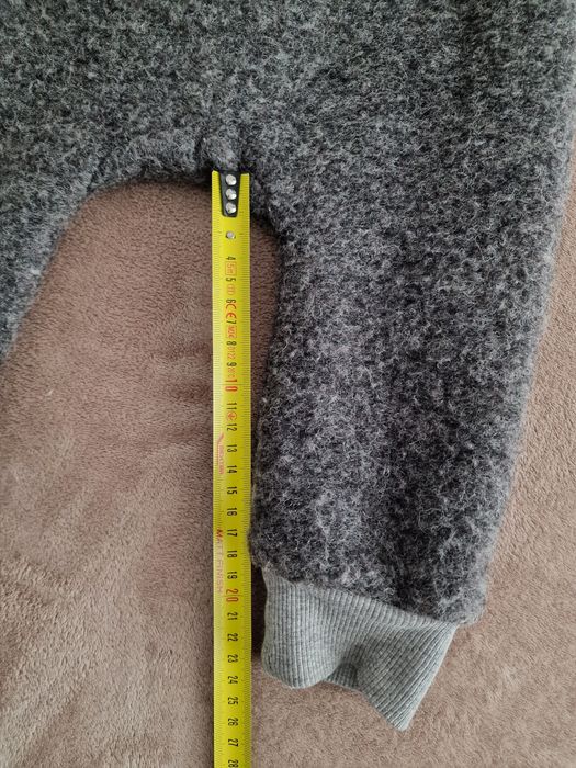 Salopeta copii din lana cu bretele Hbebe