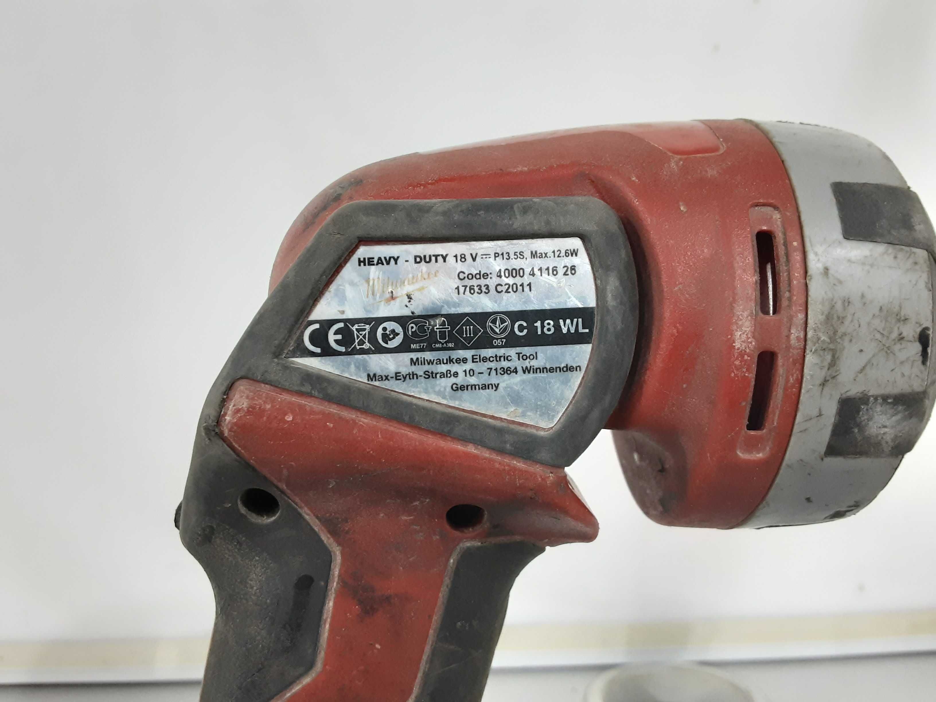 Фенер - Milwaukee 18 V C 18 WL