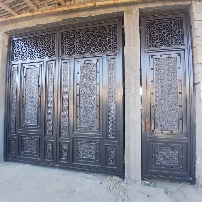 Darvoza ворота qalin materialdan yasaladi