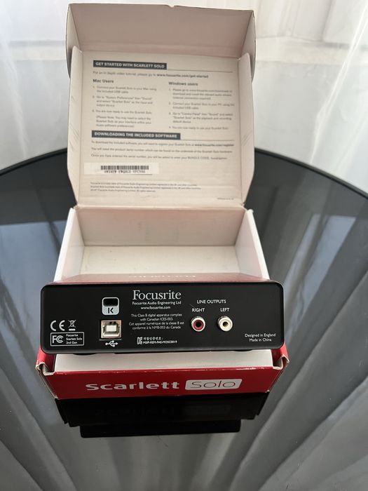 Scarlett Solo 2nd Gen