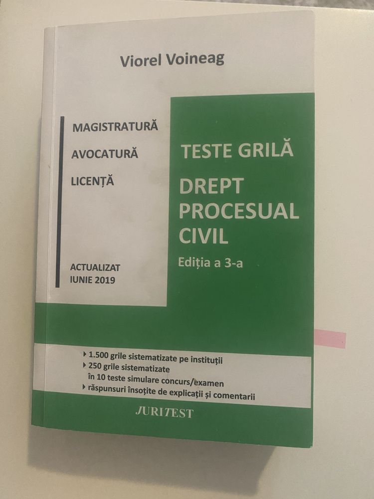 Carte grile Voineag proc civila 2019