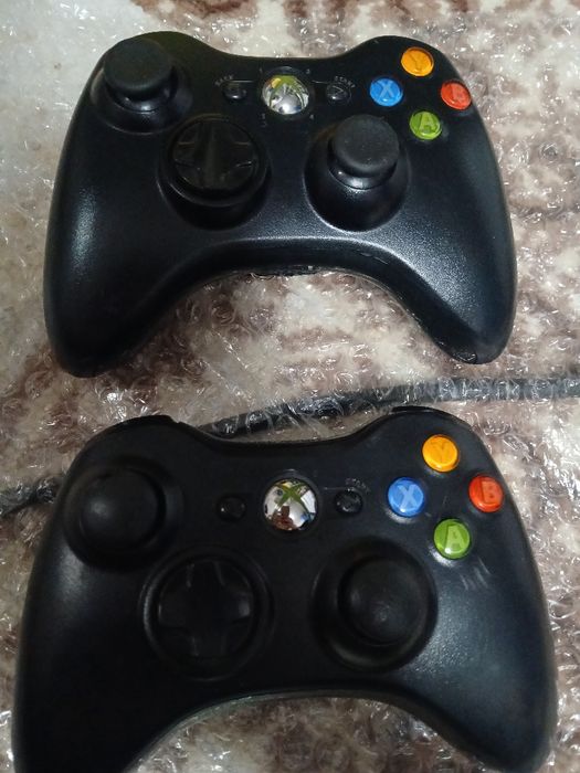 Assalom alekum Xbox 360 uchun Jostiklar sotiladi Simsiz Qora Black