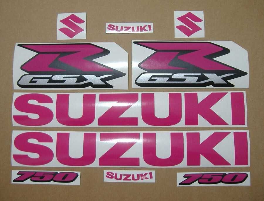 Стикери Сузуки 750 различни цветове GSXR Suzuki лепенки гсхр емблеми