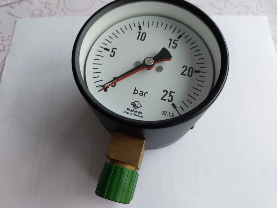 Manometru dublu diametru 100mm 25bar