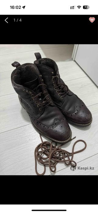 Кожаные мужские сапоги от Clarks