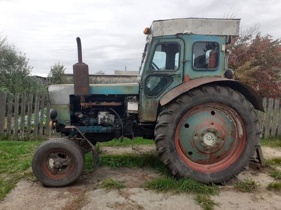Трактор т 40 и телега