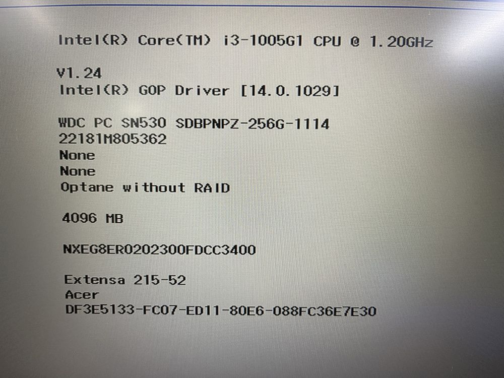 Ноутбук Acer Aspire3-Core i3-1005G1!4GB!SSD256GB!UHD Graphics!