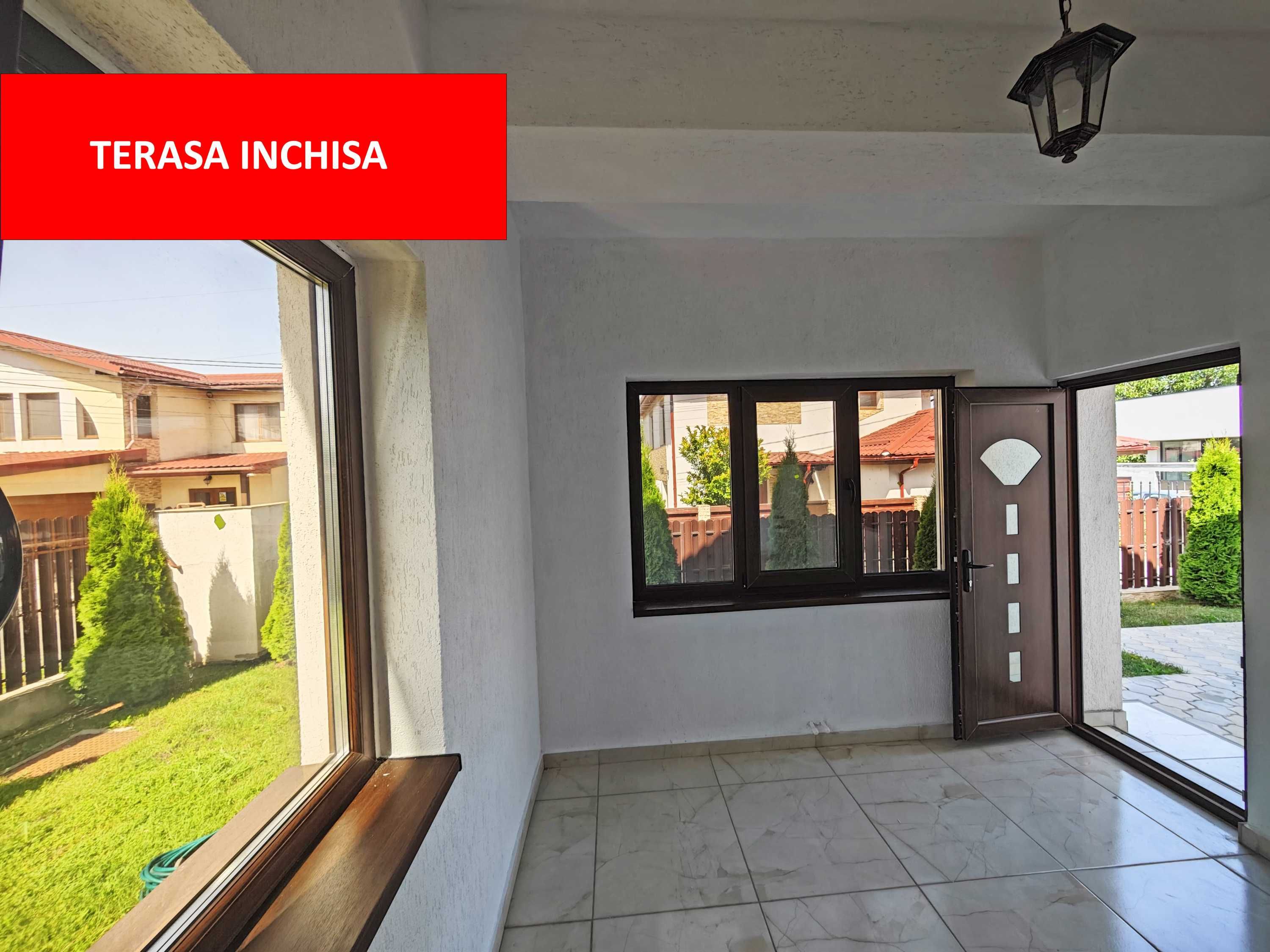 VILĂ de LUX - 5 camere,3 băi,terasă închisă, garaj,vedere lac,FINISATĂ
