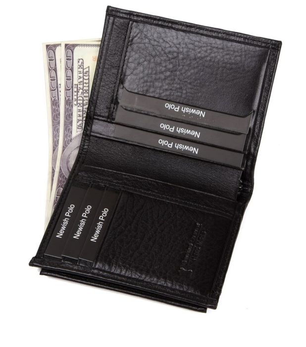 Мъжки портфейл с естествена кожа