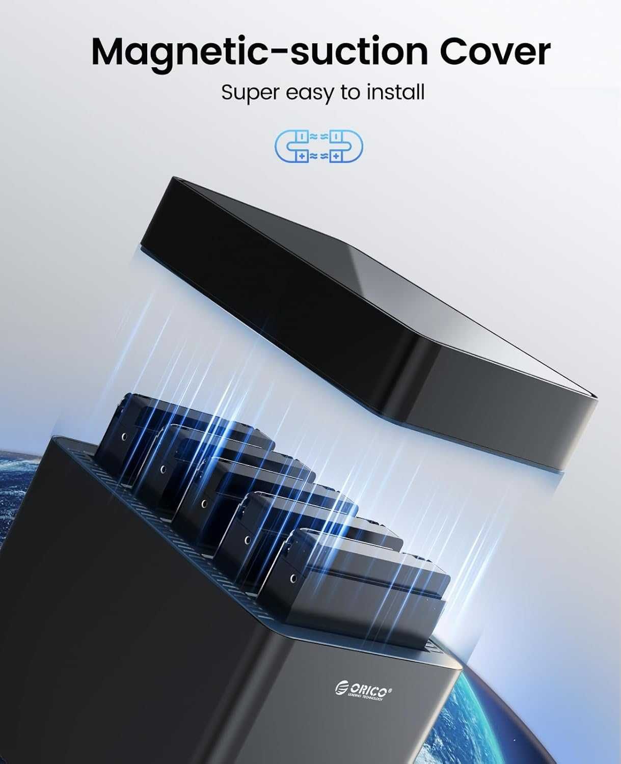 Нова, тествана докинг станция ORICO 5 Bay с 5 слота до 90tb