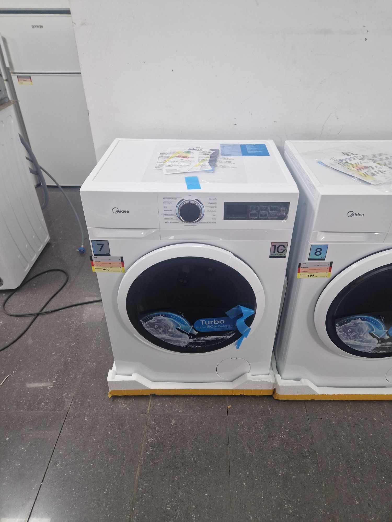 Пералня Midea 7 кг А+++ Инверторна Чисто нова