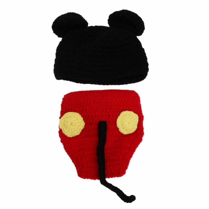Costum bebelusi crosetat Mickey /Minnie mouse