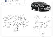 Scut metalic pentru motor Ford Mondeo 2007-2015 - otel 2mm