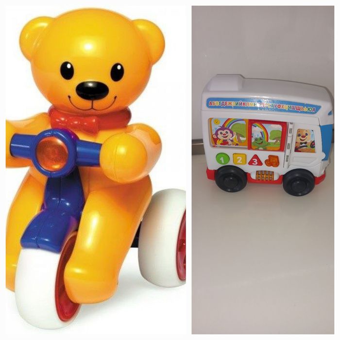 Играчки Tolo и Fisher Price