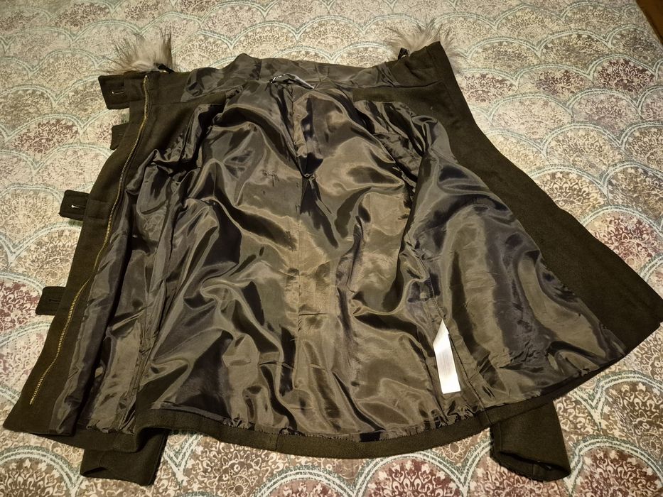 Зелено палто ZARA