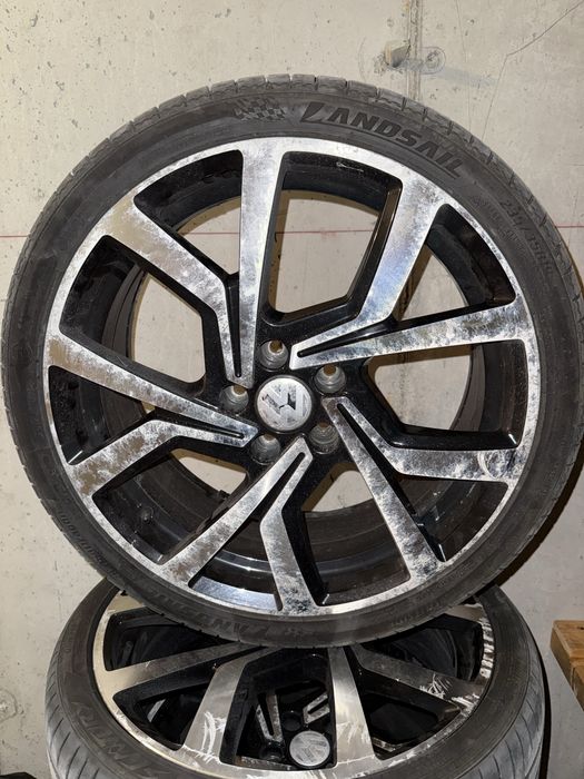 Джанти с гуми 19 5 х 112 VW GOLF GTI Бартер за 18-ски.
