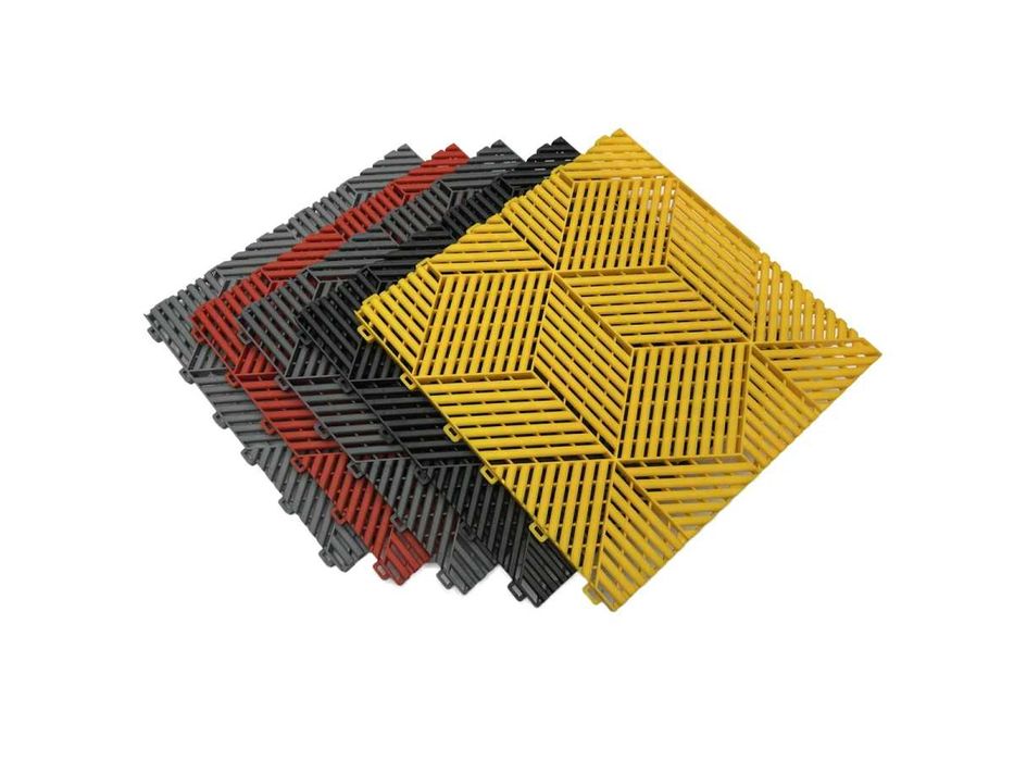 Pardoseala modulara, gresie, design 3D Galben 30x30