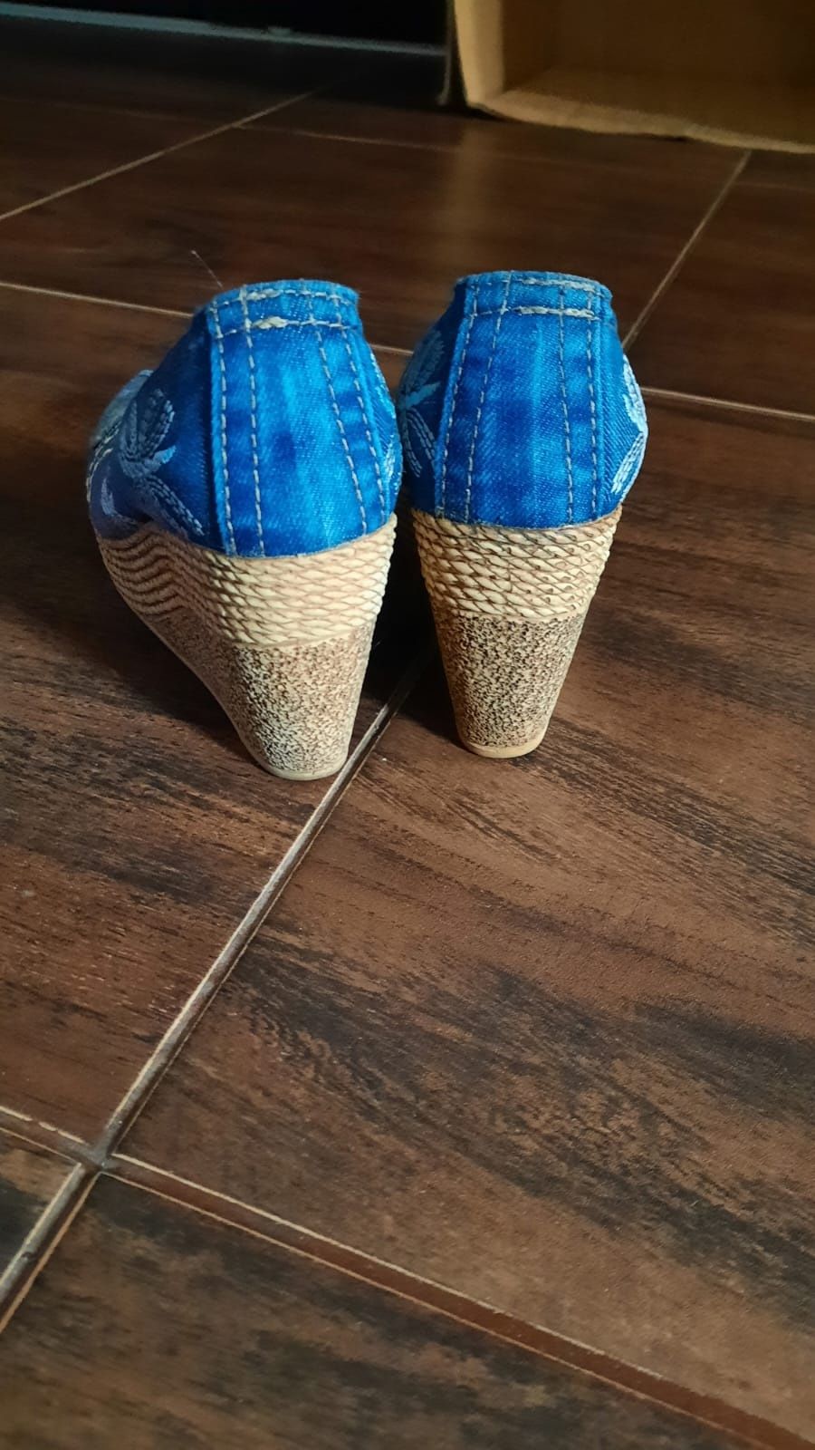 Sandale dama denim