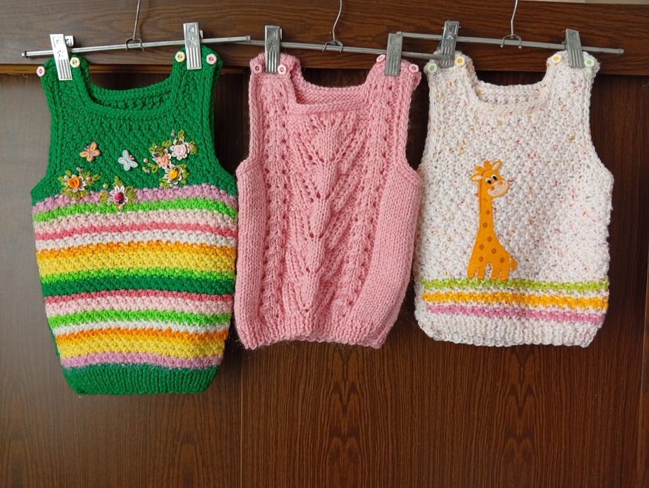 Вязанные детские вещи