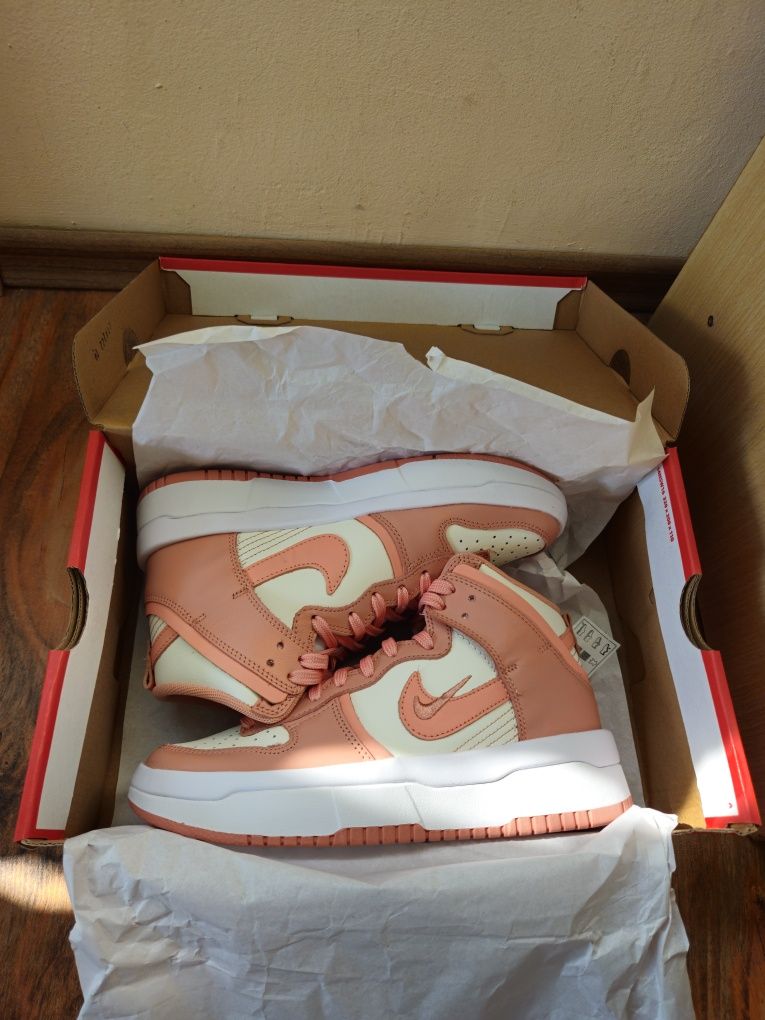 Nike Dunk High Up Sail Light Madder Root
