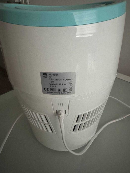 Umidificator PHILIPS HU4801-01, 2l, Tehnologie NanoCloud, alb-verde