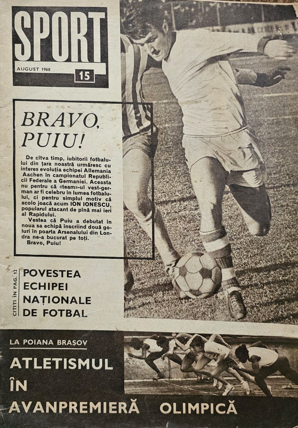Reviste Sportul, din anii '60 și '70