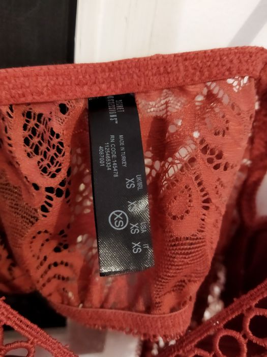 Bustiera sexy din dantela maro Secret Possessions mărimea XS 34