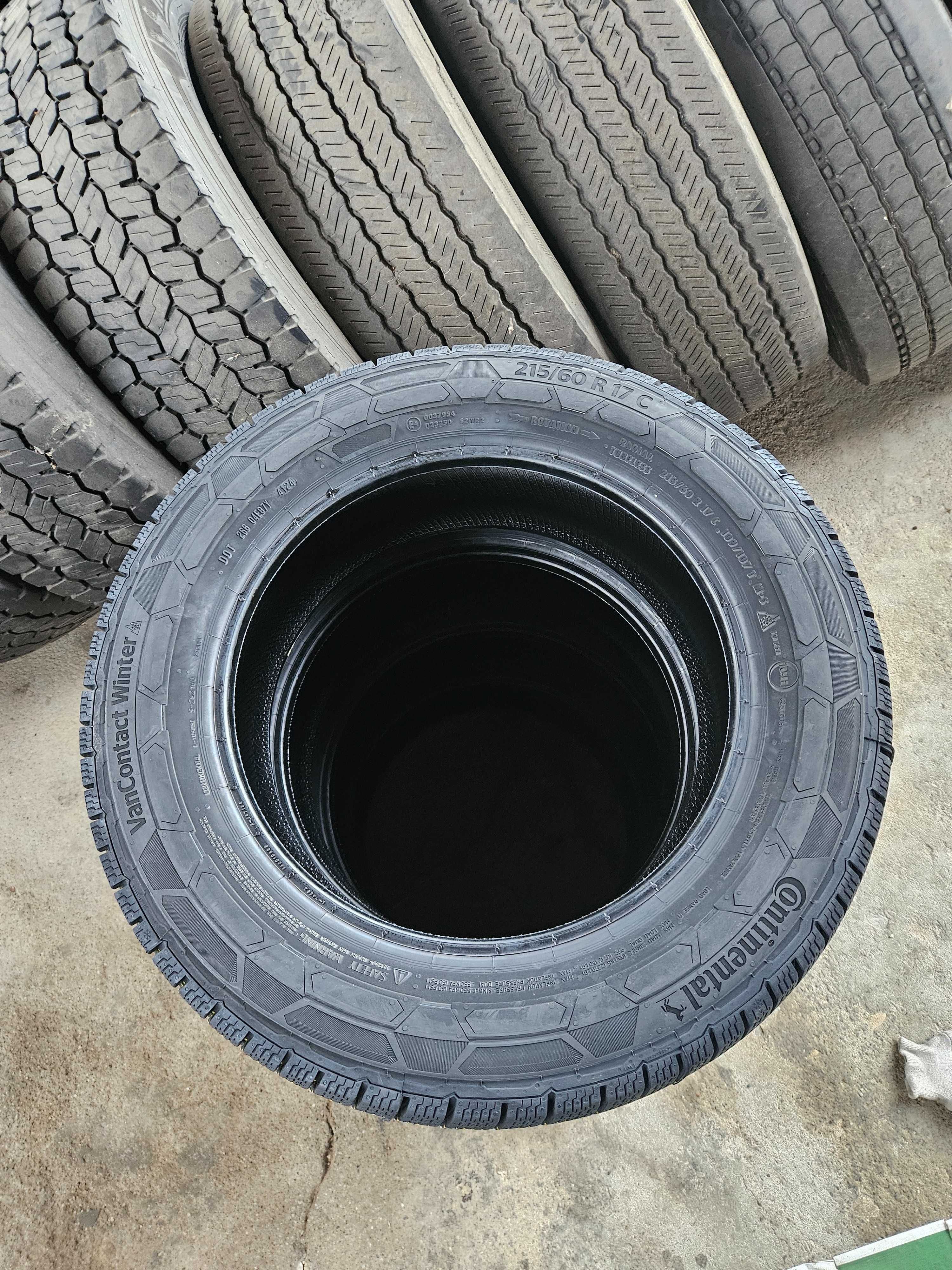 4 Нови бусови зимни гуми 215/60R17C Conti VanWinter 109T 8PR DOT4124