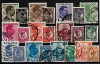 Super set de timbre vechi monarhie rege Carol II