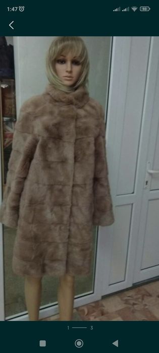 Норковая шуба  в отличном состоянии