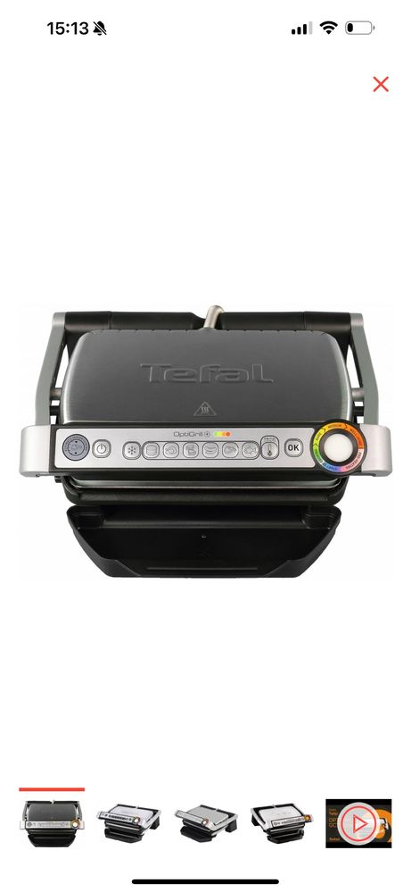 Электрогриль Tefal Optigrill+ GC712D34