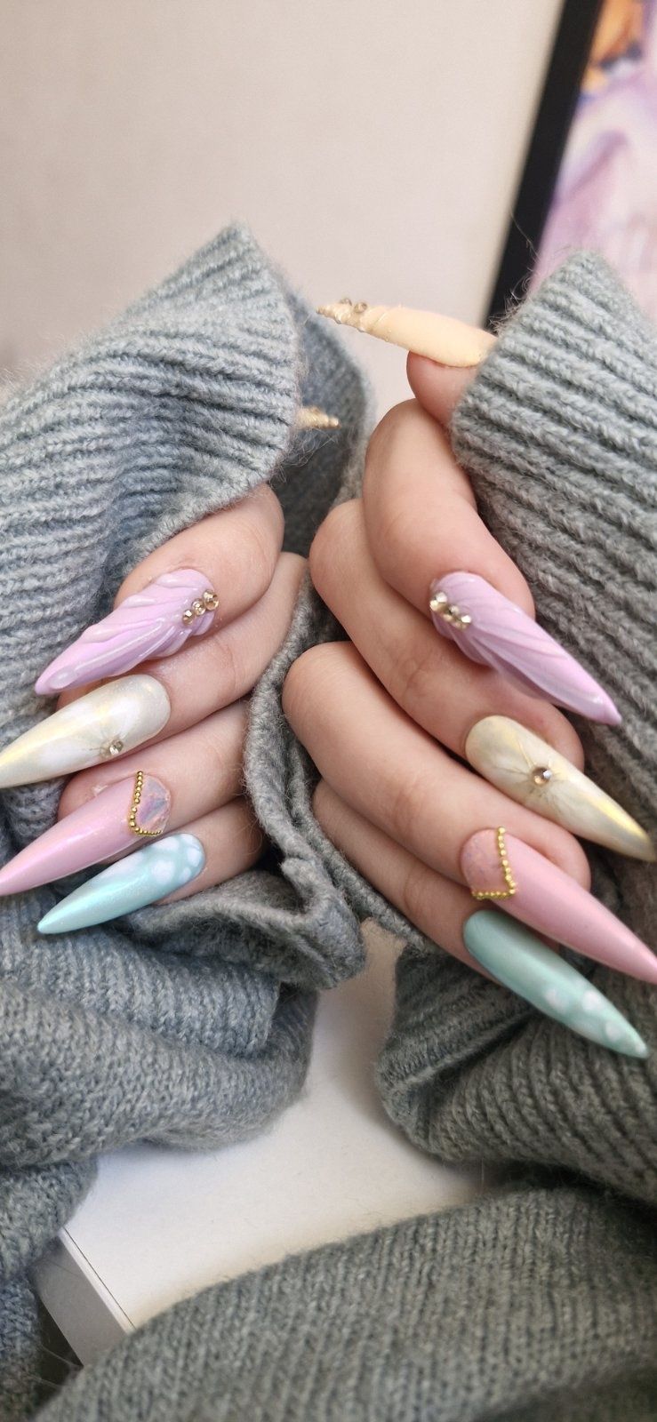 Изкуствени нокти Press On Nails