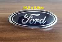 Емблема Форд/FORD с три фиксиращи крачета 14,5 х 5.8см