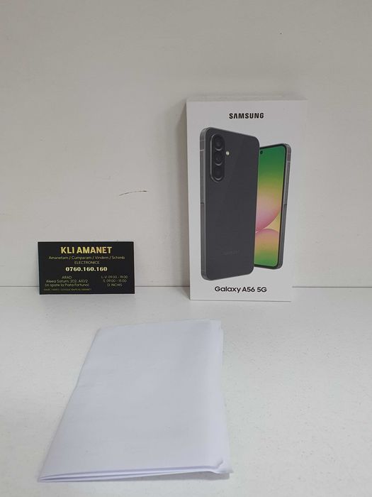 Samsung Galaxy A56 5G, SIGILAT, Gar. 2 ani - KLI Amanet