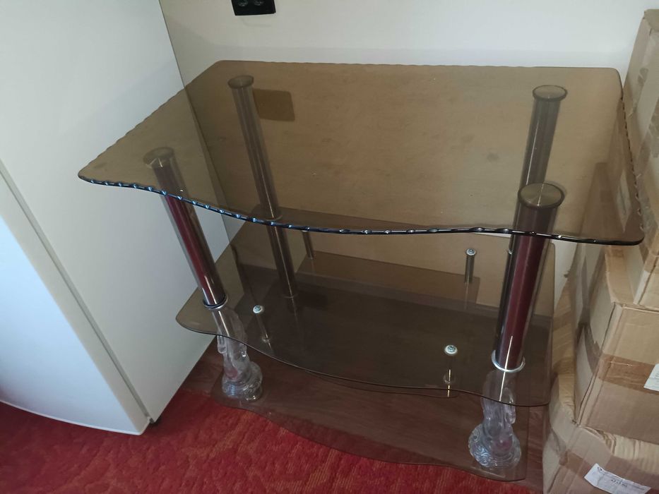 тумба стеклянная под телевизор