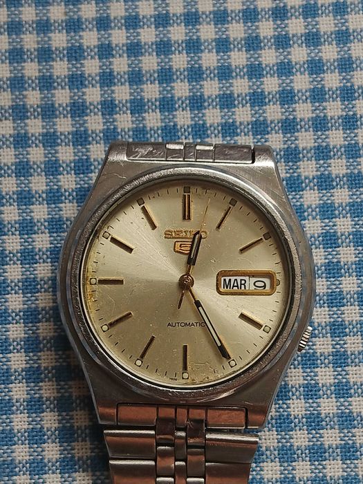 Ceas automatic Seiko 5, model vechi,functional, complet Original