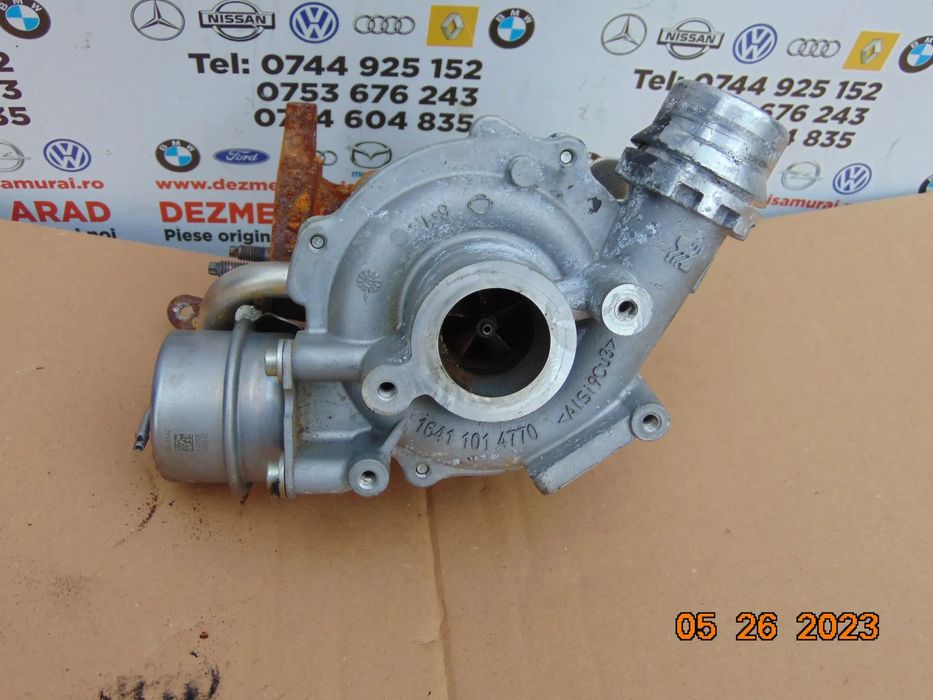 Turbina Renault 1.5 euro 6 dacia Nissan qashqai Megane 4 kadjar Pulsar Mercedes citan w246 w176 dus
