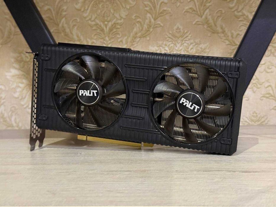 Palit Dual RTX3060 12GB 192BIT GDDR6 Не Греется, Не Шумит, Обслужена