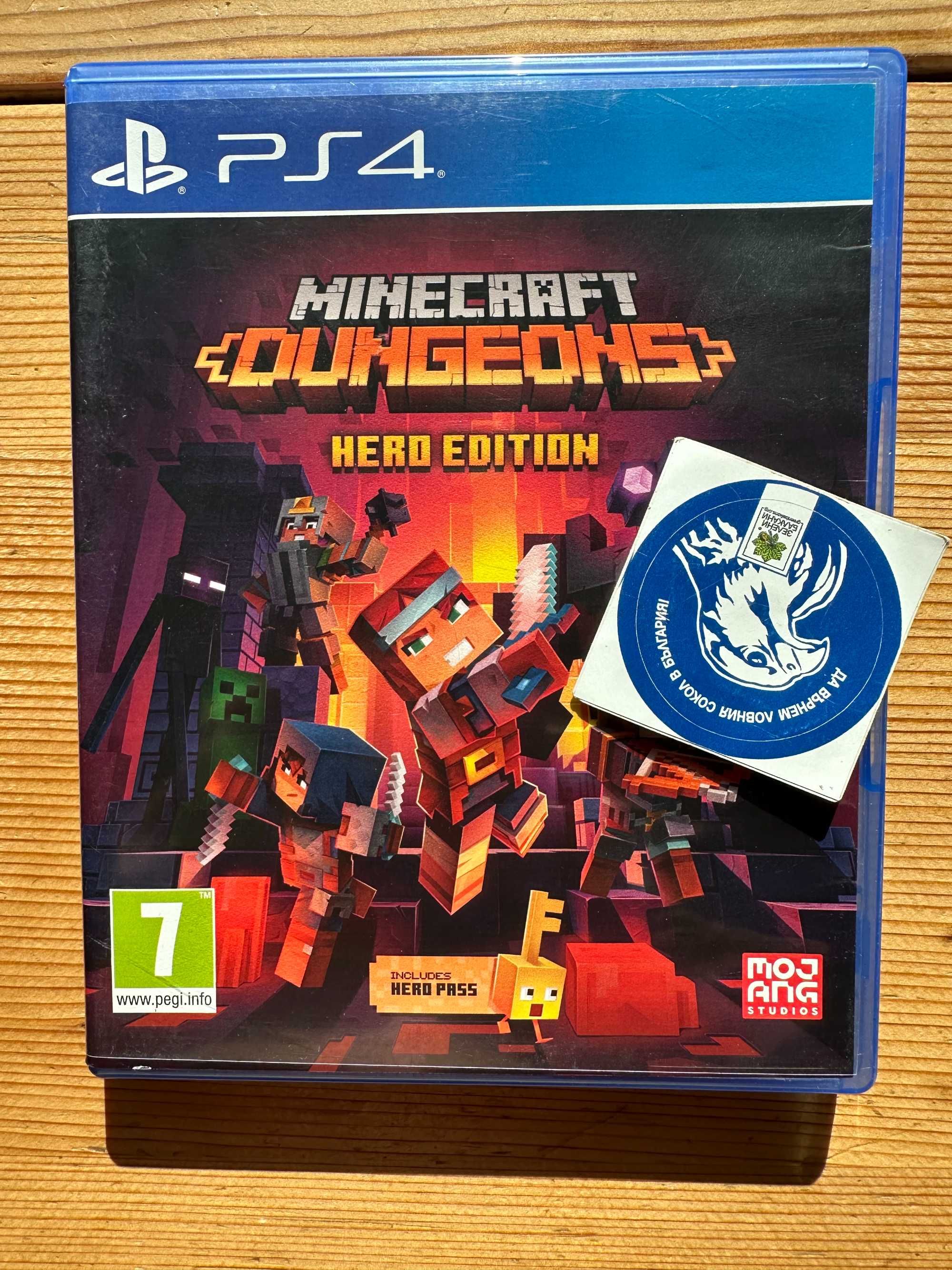 Minecraft Dungeons Hero Edition PlayStation 4 PlayStation 5 PS4 PS5