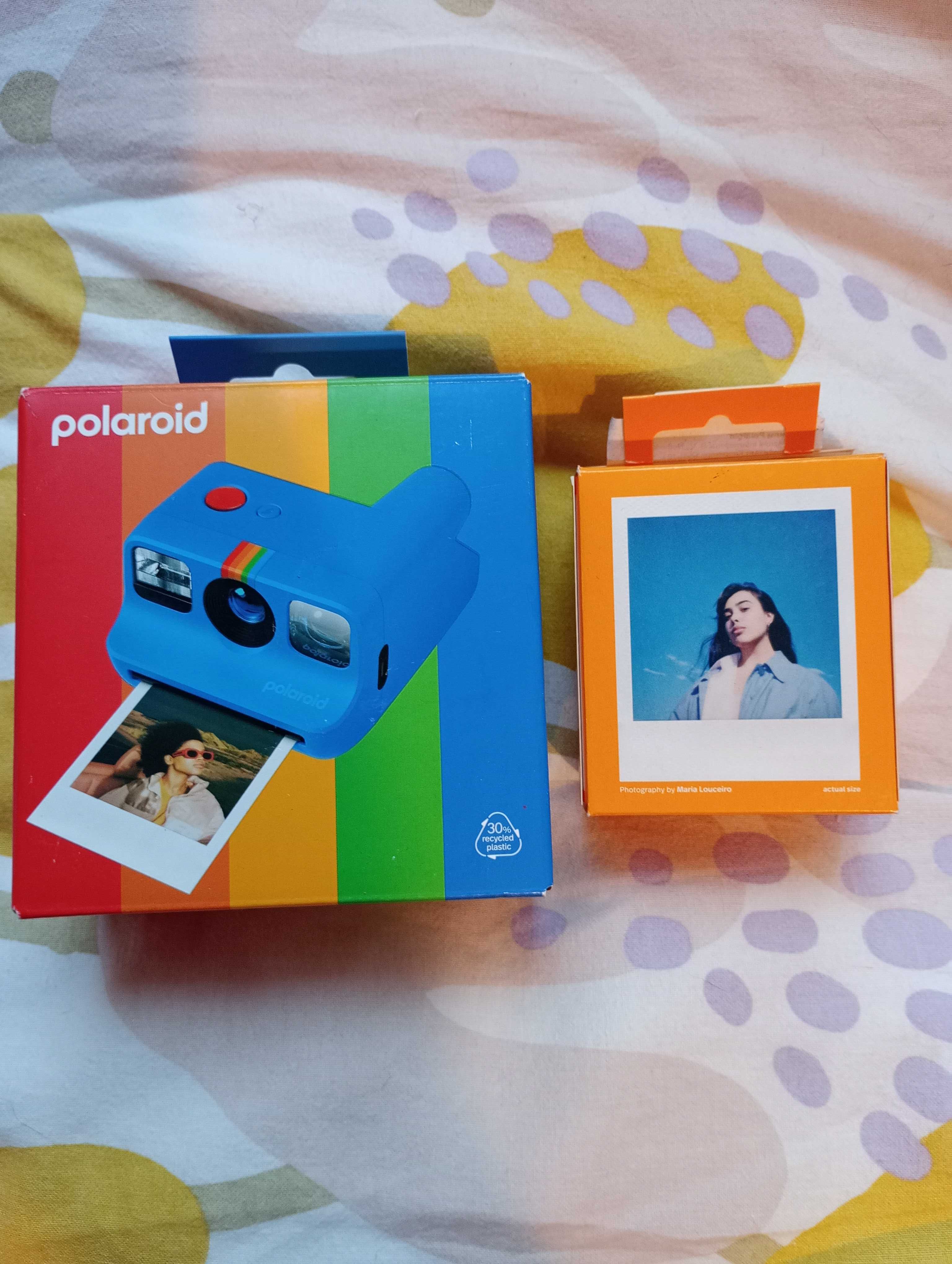 Моментен фотоапарат Polaroid + филм за проявяване 16 бр.